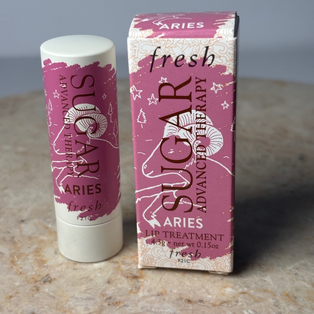 Fresh Sugar Lip Treatment Advanced‎ Therapy Aries Zodiac Limited Edition Clear